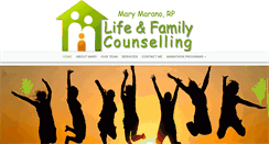 Desktop Screenshot of lifeandfamilycounselling.com