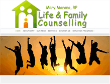 Tablet Screenshot of lifeandfamilycounselling.com